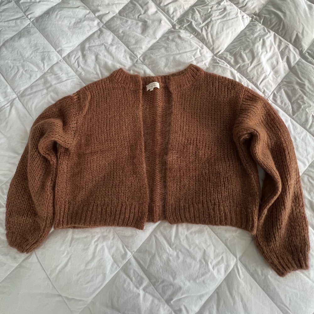 Sezane Ambra Cardigan Brown - Size T2